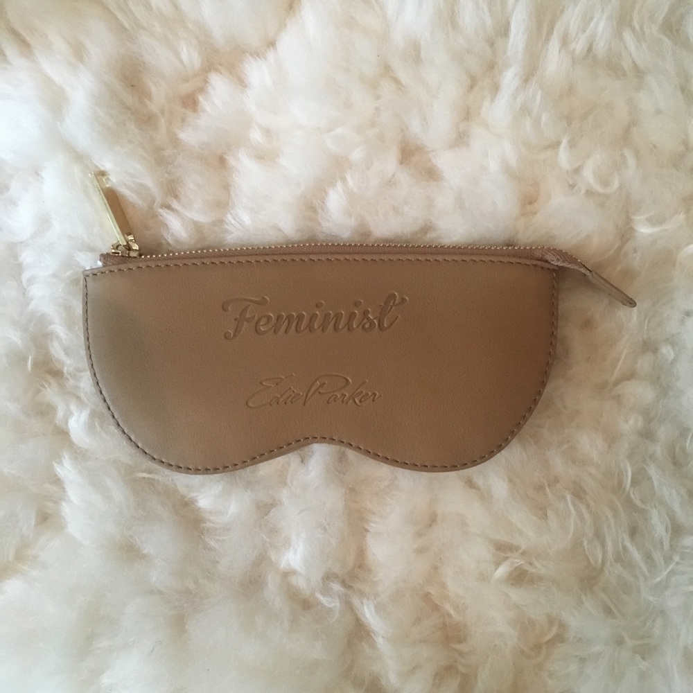 Edie Parker + iris “feminist” sunglasses case